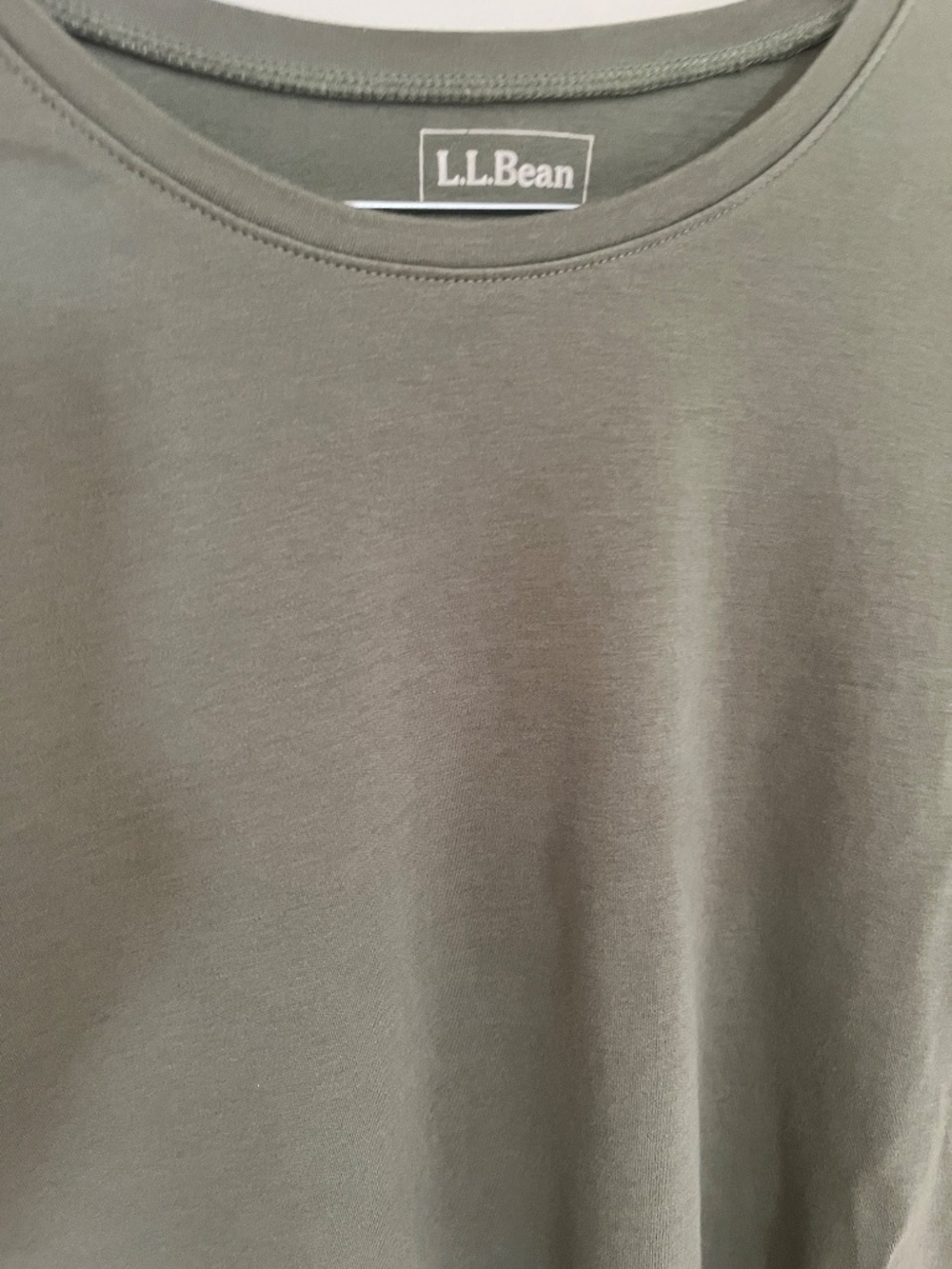 LLBean long sleeve cotton t-shirt, like new! - Picture 6 of 6